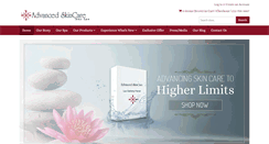 Desktop Screenshot of advancedspa.com